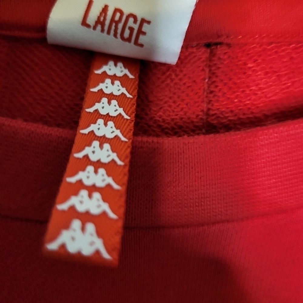 Kappa Sweatshirt Bernel Red Man Size Large - Picture 5 of 11
